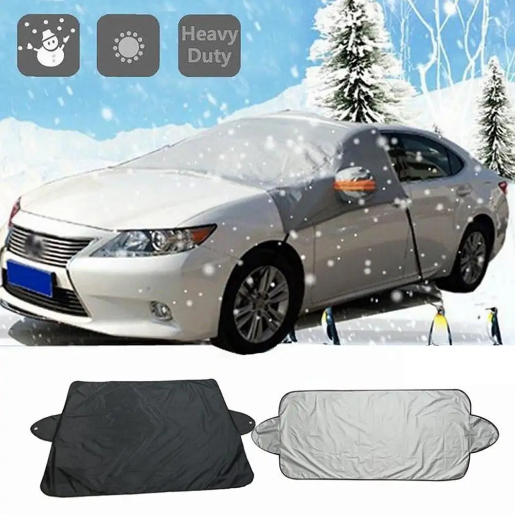 

Universal Car Front Windshield Cover Auto Sunshade Ice Protection Cover Winter Summer Car Windshield Sunshade Car Cover