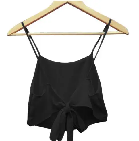 Пикантные женские летние повседневные майки жилет блузка топы без рукавов