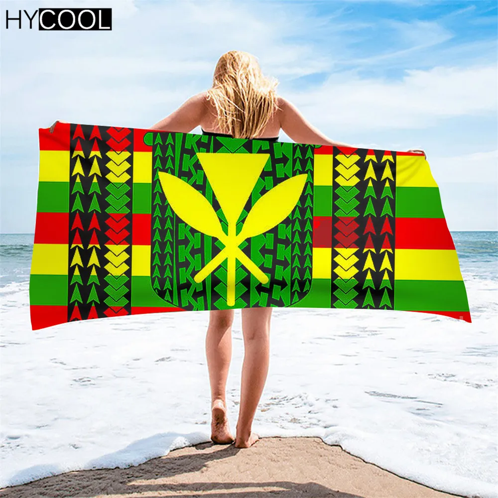 

New Trend Microfiber Quick Drying Towels Kanaka Tribal Maori Print Soft Hand Face Shower Thicker Travel Beach Swim Yoga Toallas