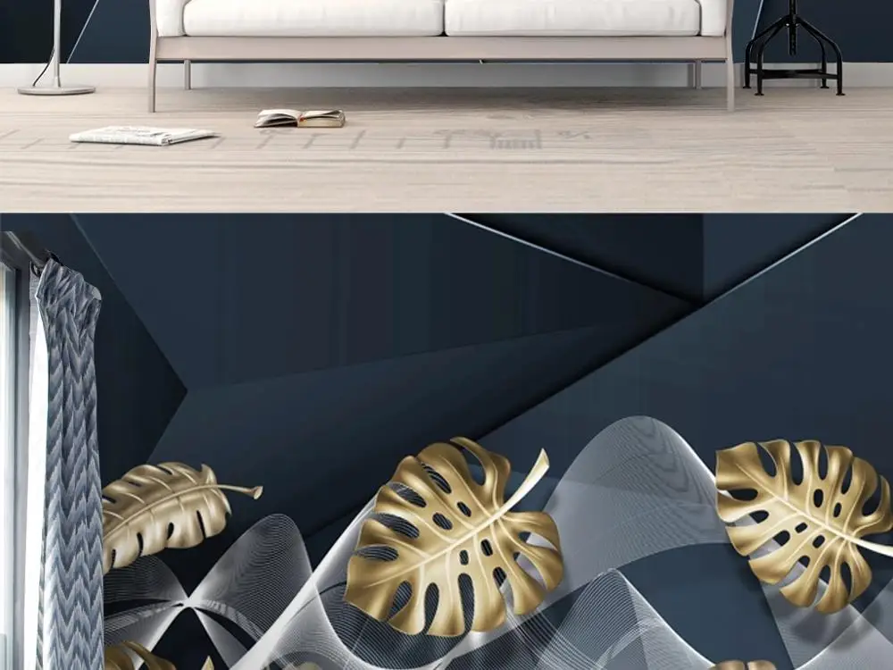 Большие настенные 3D обои на заказ современные креативные Объемные с