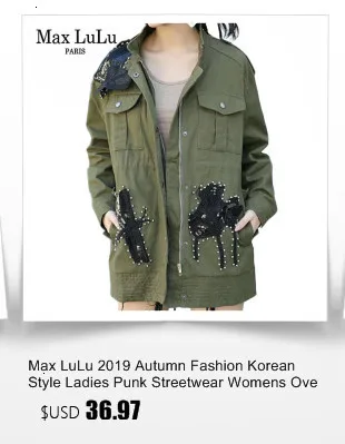 Max LuLu корейская мода уличная женская джинсовая Лоскутная куртка женские свободные пальто с капюшоном Повседневная осенняя одежда Большие размеры