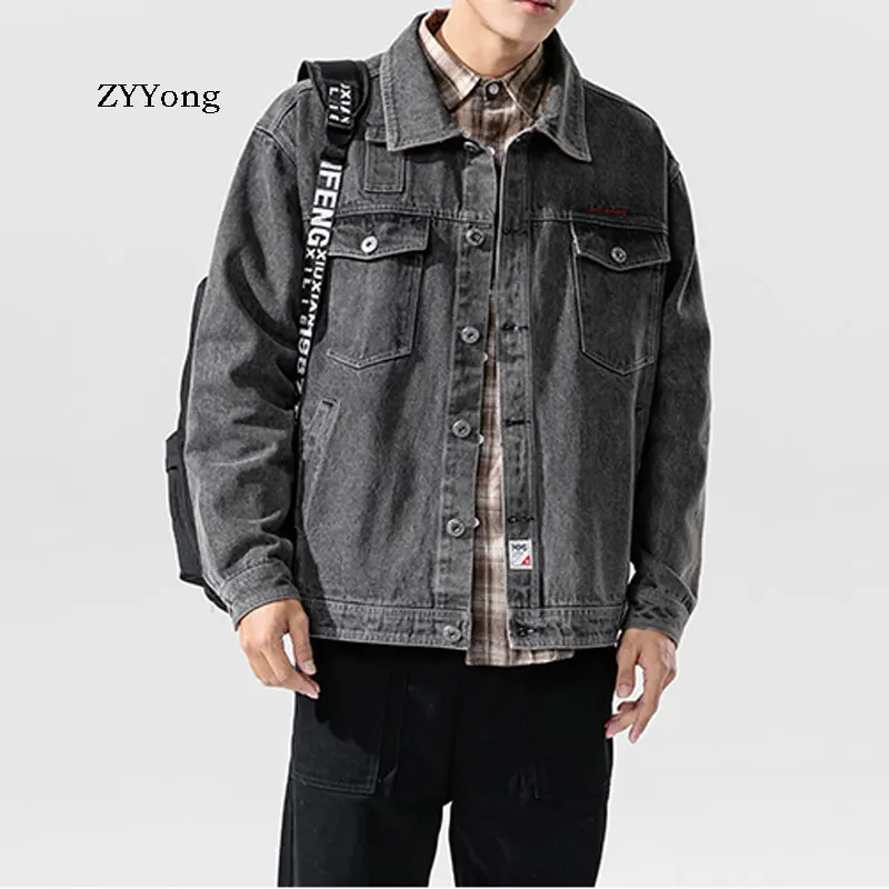 Новинка весны 2020 японские куртки без теней большие размеры дикая джинсовая