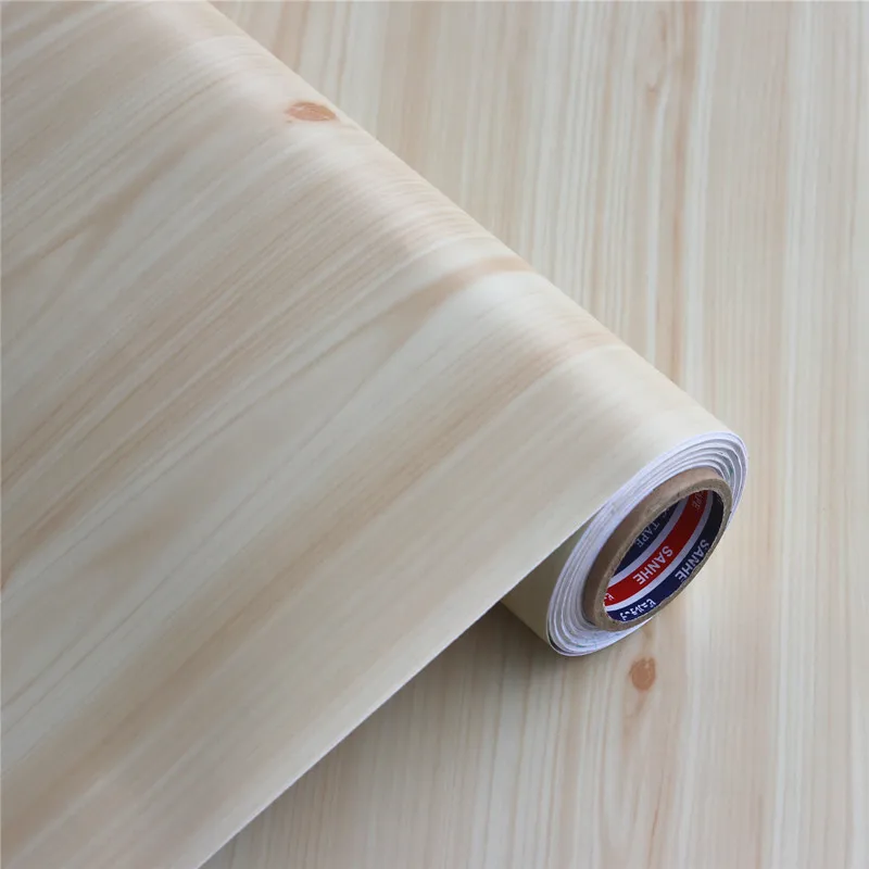 Самоклеящаяся настенная бумага из ПВХ 3D Дерево кухонные шкафы полка шкаф двери