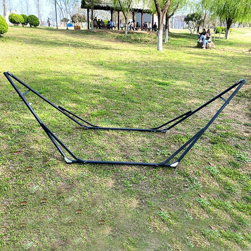 

Multifunctional Folding Adjustable Steel Bracket For Outdoor Camping Park Rest Hammock &Suspended Seat Swing Cradle For Children