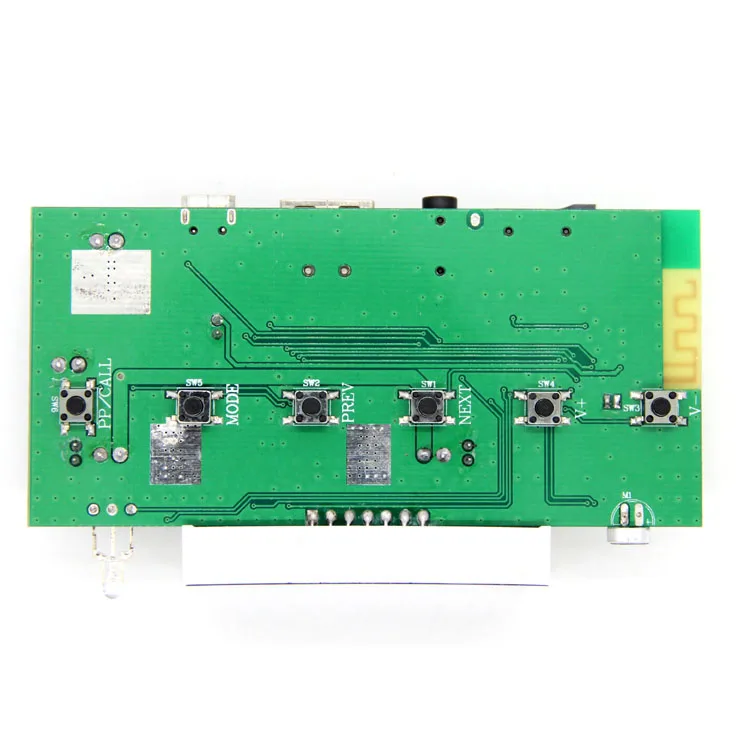 Плата усилителя мощности Bluetooth usb-накопитель TF-карта воспроизведение часы экран