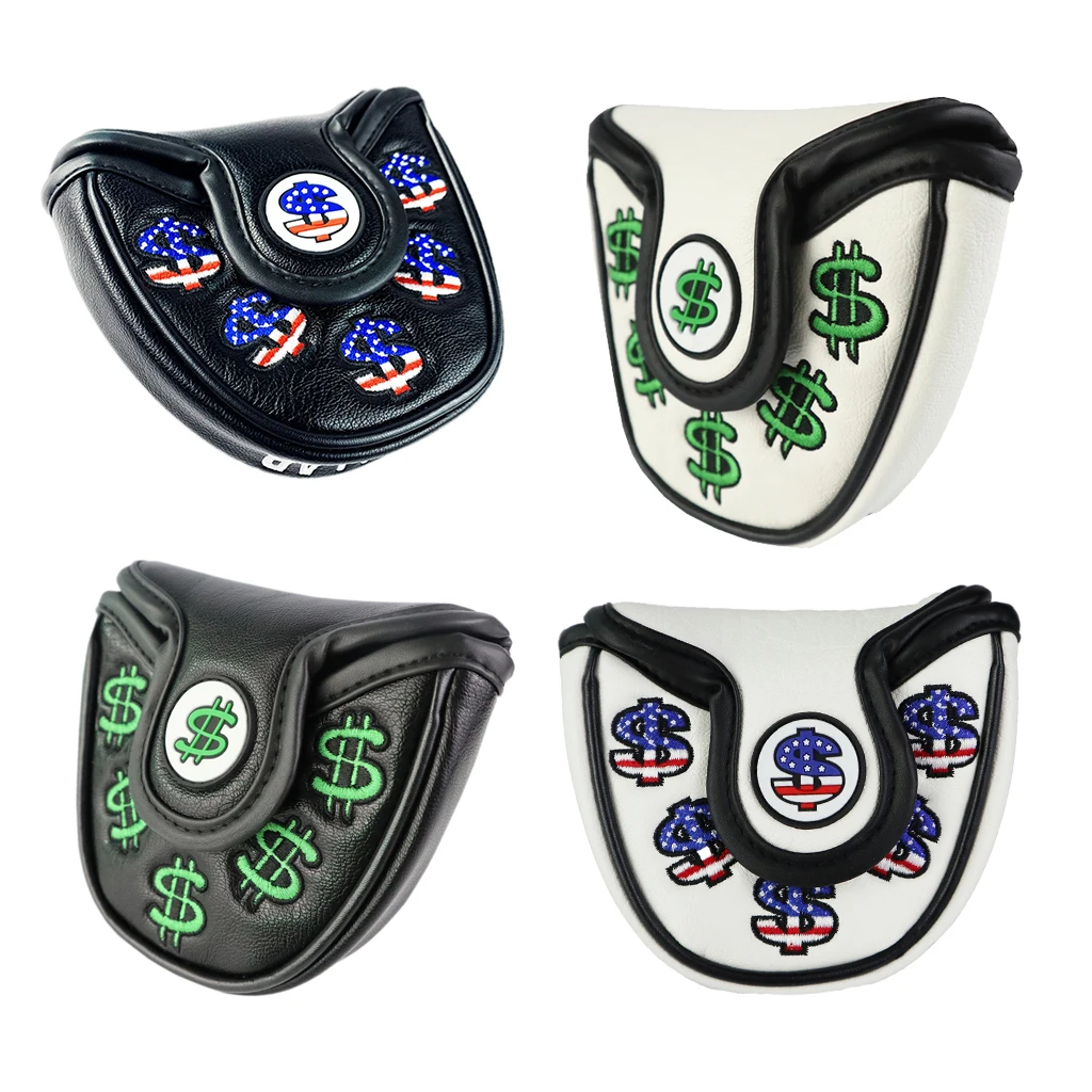 

Клюшка для гольфа крышка головки чехлы из искусственной кожи сумка для клюшек шлем доллар узоры
