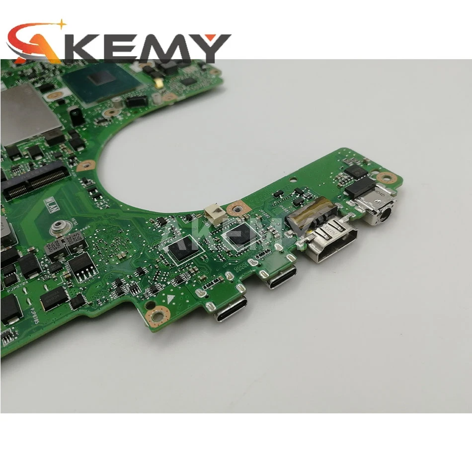 Kaufen UX550VE Für ASUS UX550VD UX550VW UX550V Laptop Motherboard UX550VD Mainboard I7-7700HQ GTX1050-4G 16GB RAM Original-Test