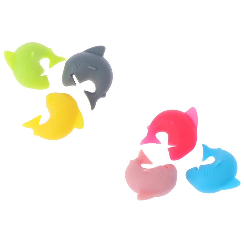 6 шт. Силиконовый красный маркер на стакан для вина креативная наклейка в виде