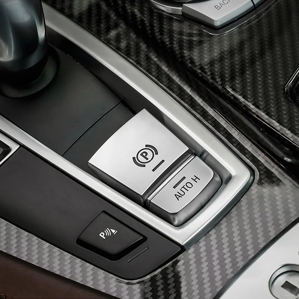 Автомобильный Стайлинг переключатель стояночного тормоза накладка кнопки P