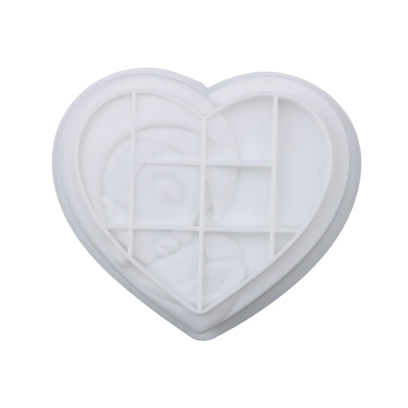 Силиконовая форма для выпечки в форме сердца| |