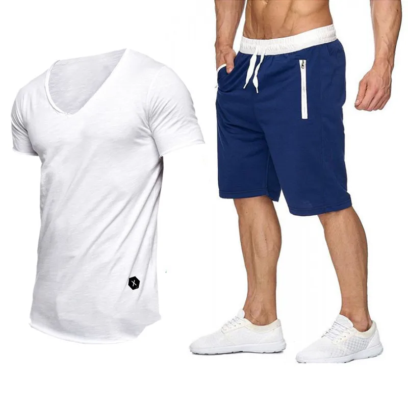 

Men's Summer T-shirt And Shorts Comfortable Sport Suit