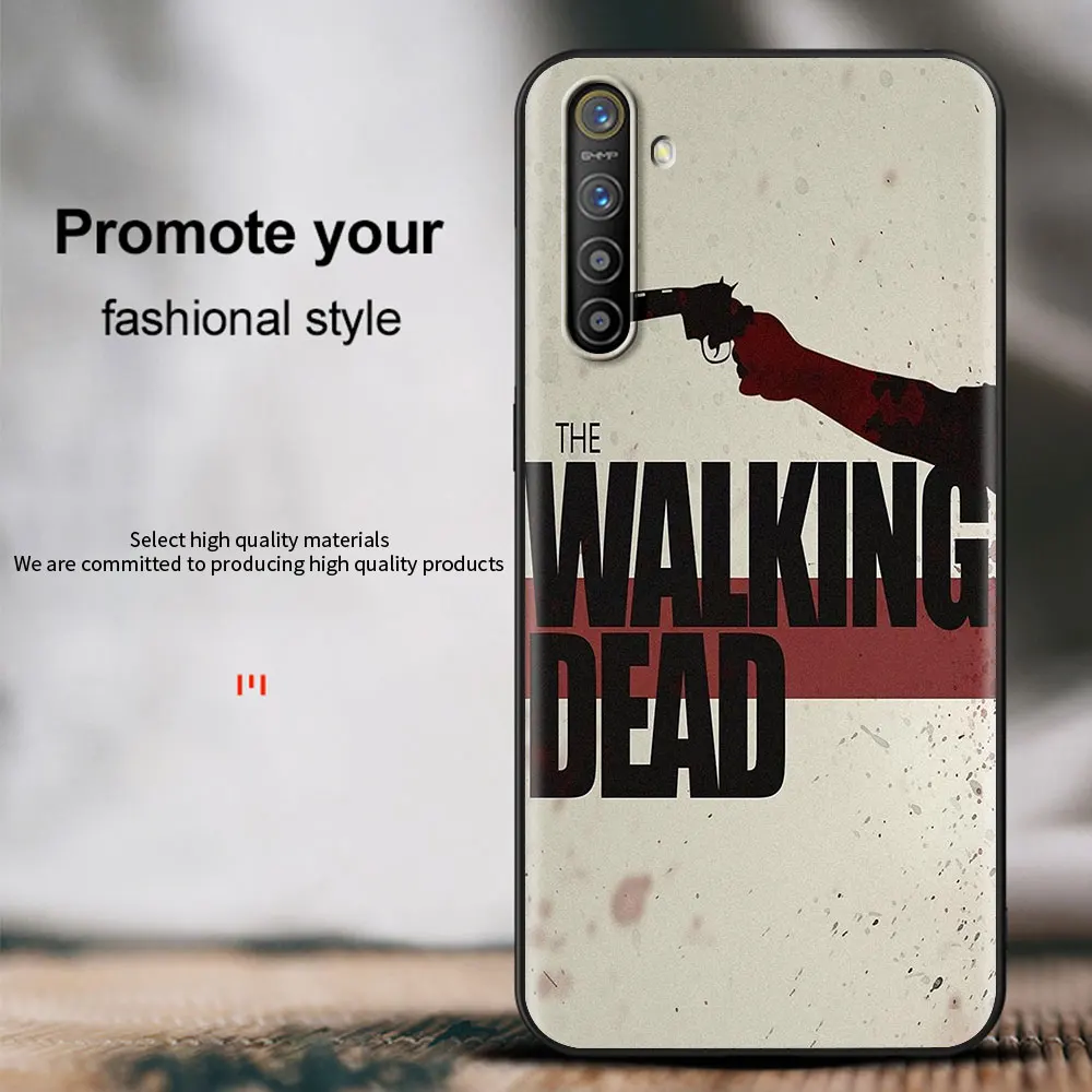 the walking dead shockproof case for realme c3 8 pro bag fundas silicon soft black cover for realme 6 7 pro c21 shell luxury tpu free global shipping