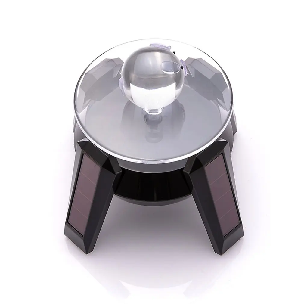 Новая Солнечная Витрина Автоматическая вращающаяся подставка с светильник для