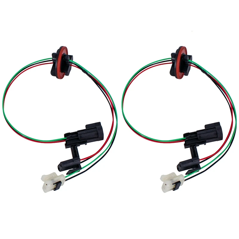 

NEW-2Pcs Headlight Lamp Wiring Harness for 09-17 Dodge Ram 1500 2500 3500 4500 5500 Quad Halogen 68193062AA