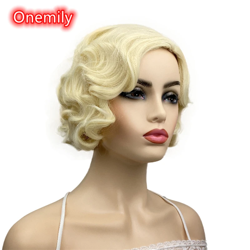 Onemily винтажные короткие кудрявые пальцы волнистые Хлопушки термостойкие