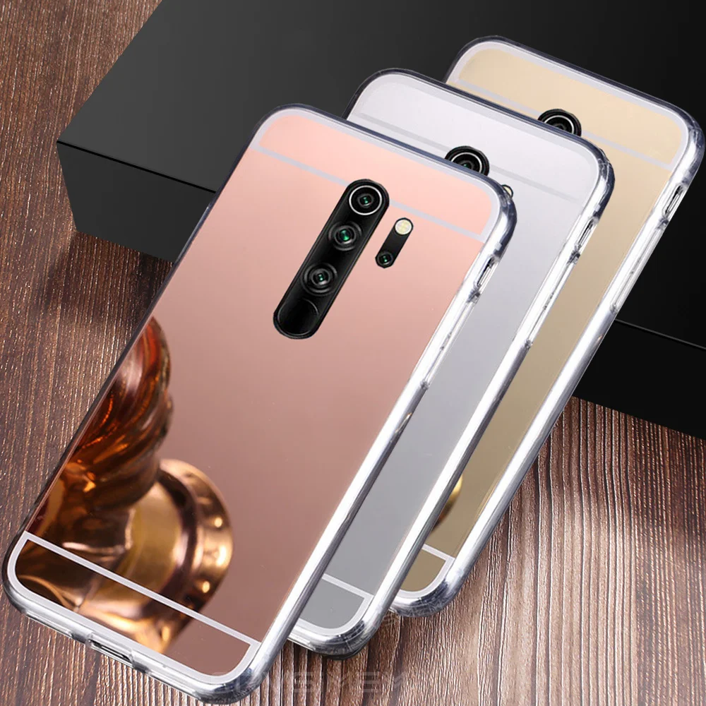 

Soft Case for xiaomi Mi 10 Pro 9 9T Lite SE A2 Plating Soft Mirror Cover forredmi 99A 9C NFC 6A 7 7A 8 8A Note 9 9s 8T 8 7 6 Pro