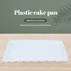 1 шт. антипригарный поднос для торта красивый квадратный Европейский стиль сервировочный поднос экологически чистый Штабелируемый дизайн тарелки для хлеба для дома