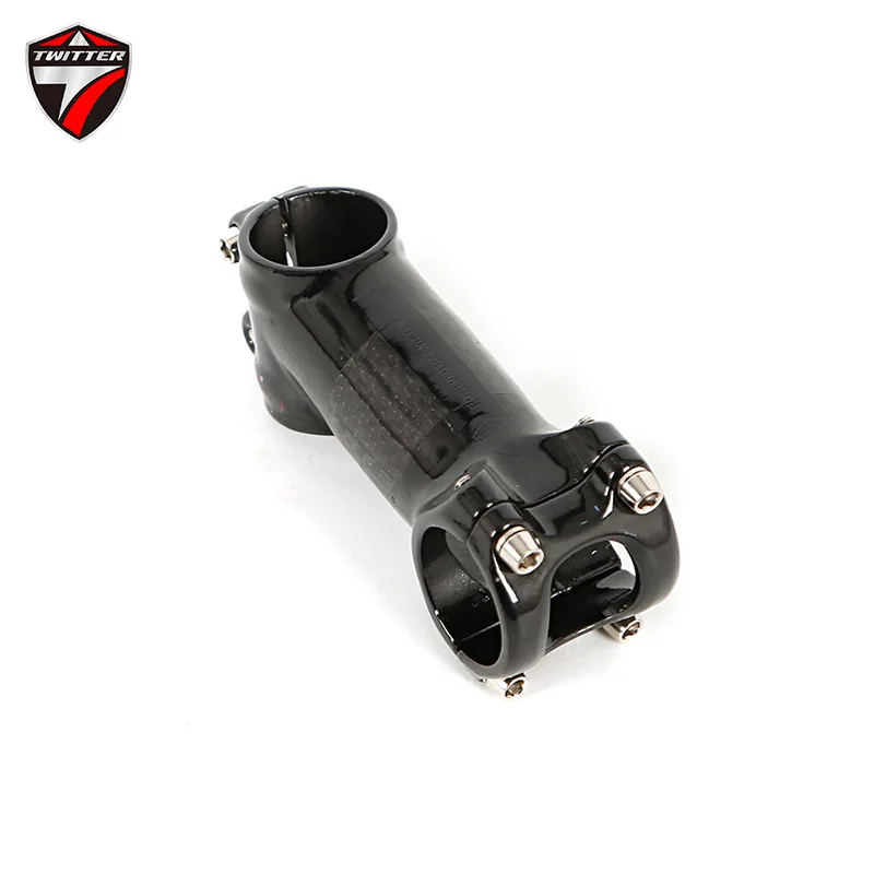 Дешево Руль для горного велосипеда TWITTER из углеродного волокна, набор из трех предметов с прямой ручкой, горизонтальная ручка, вертикальные подсед...