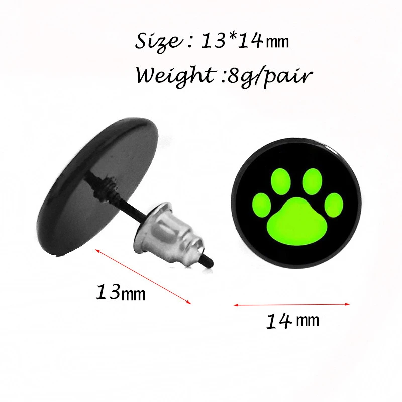 Серьги для Хэллоуина ювелирные изделия серьги гвоздики с героями мультфильмов