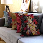 Fuwatacchi наволочки с японским принтом гейши льняные Роскошные Портретные декоративные наволочки для дома декоративные наволочки для подушки