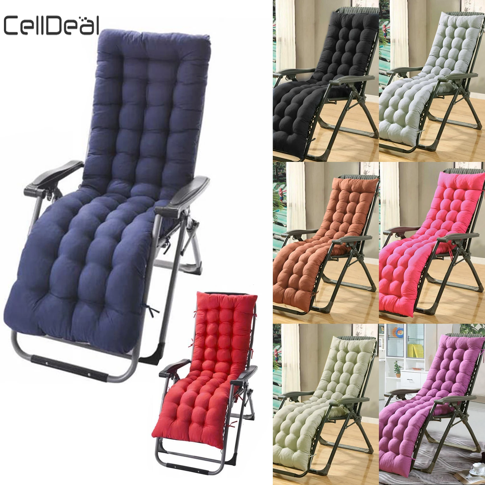 Мягкое хлопковое Сменное кресло подушка садовый шезлонг шезлонг|Подушка| |