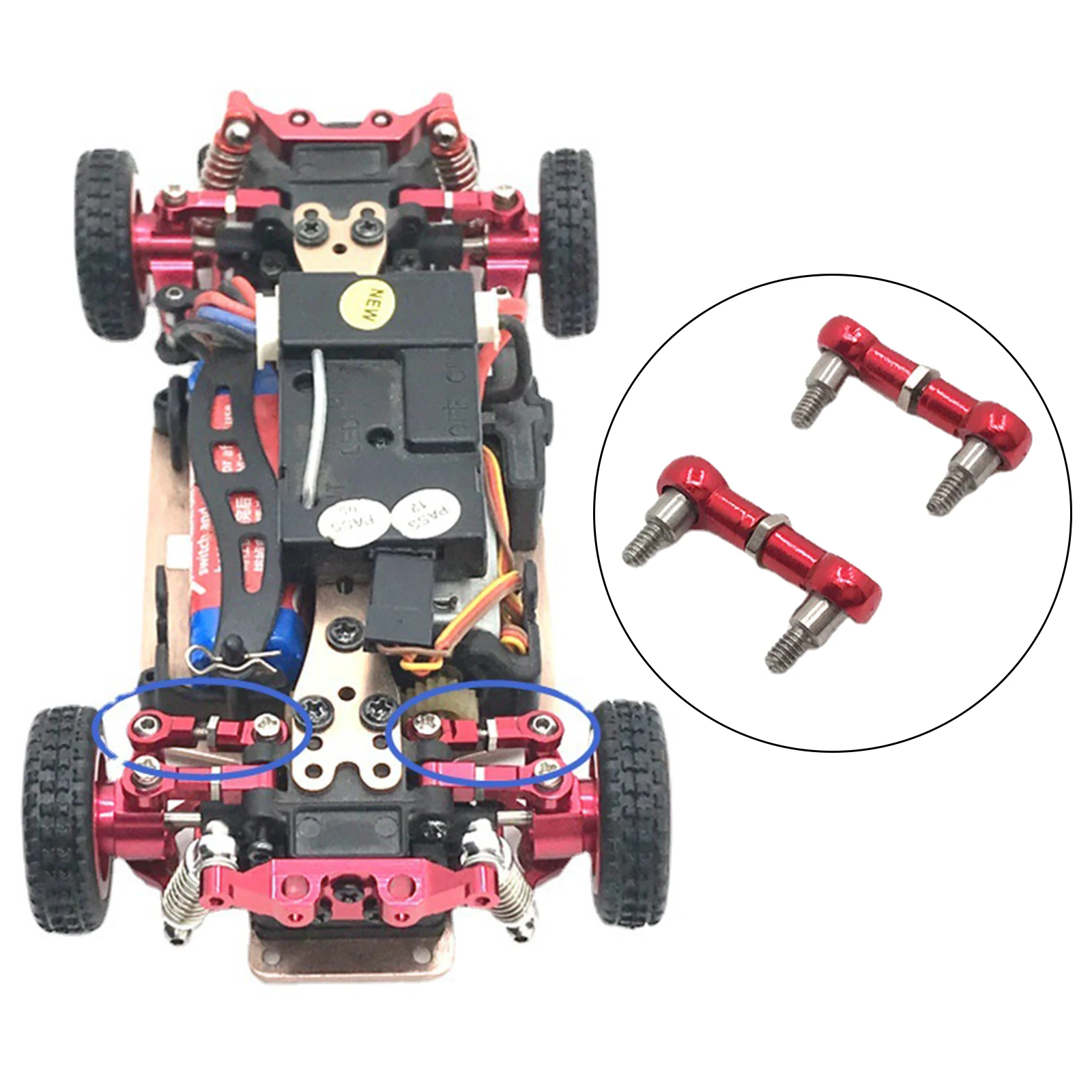 Регулируемый стержень рулевого управления обновленные детали для Wltoys K969 K979 K989 P929