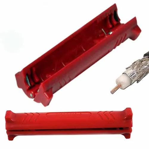 

Coax Wire Cable Stripper Tool For BNC F Connectors Aerial Coaxial Plugs For UK For Use With - F Type, Coax Plug, BNC