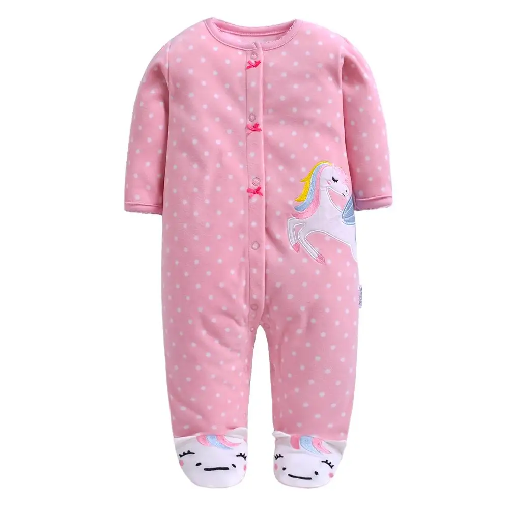 

Brand Spring Autumn Animal Baby Clothes Baby Romper Polar Fleece Newborn Clothing Infant Clothes One Piece Romper Baby Products