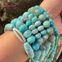 round oval rondelle turquoise agates stone beads loose for diy chritams gift necklace bracelet earring rings jewelry making 15