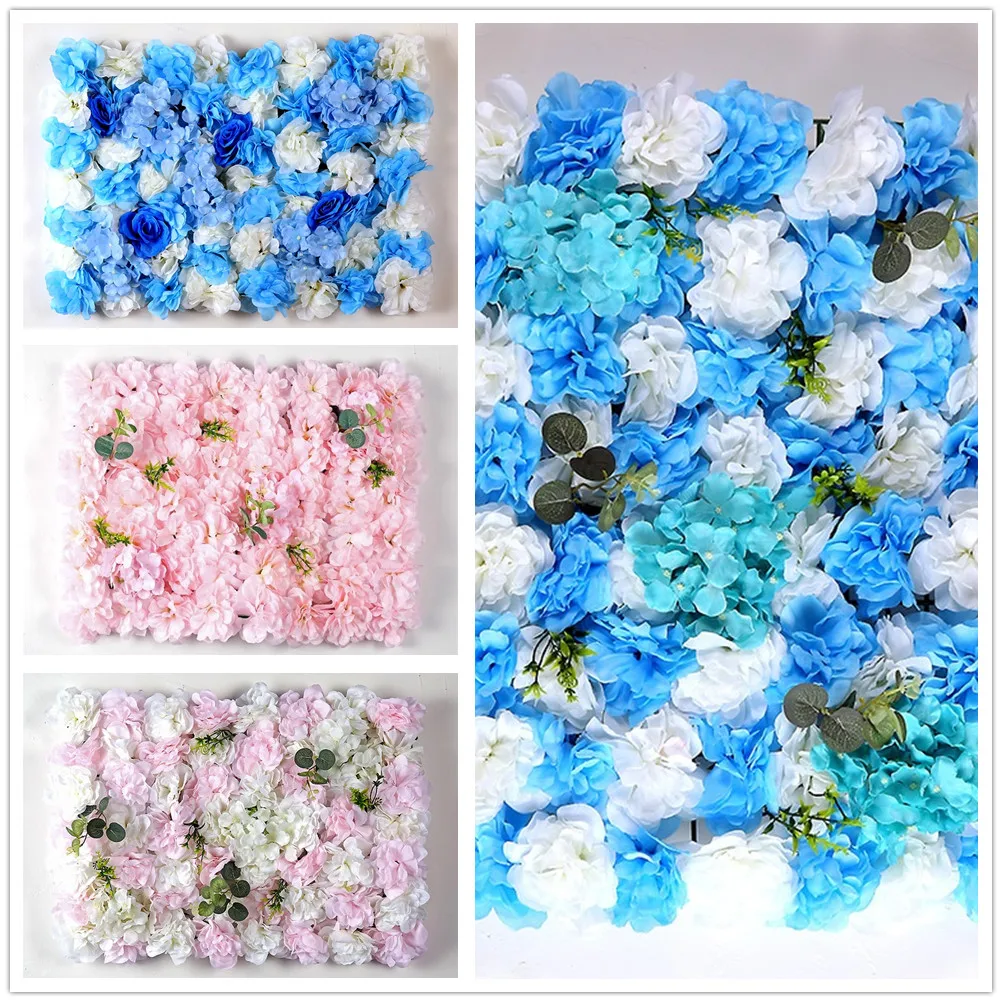 

1 Set Huge Size 24" x 16" Artificial Flower 3D Wall Decor Home Party