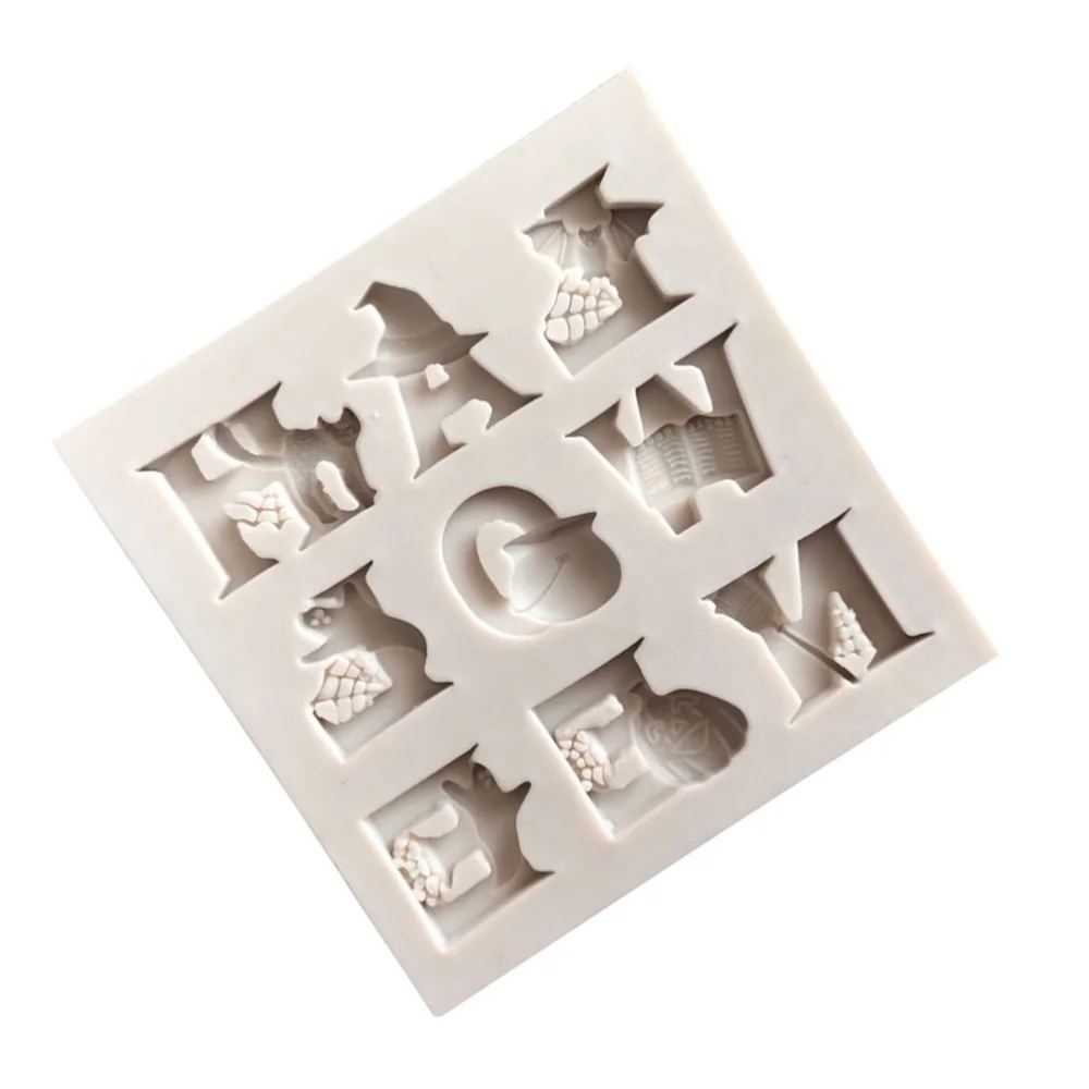 Хэллоуин Ведьма призрак тыква буквы торт форма Сделай Сам торт| |