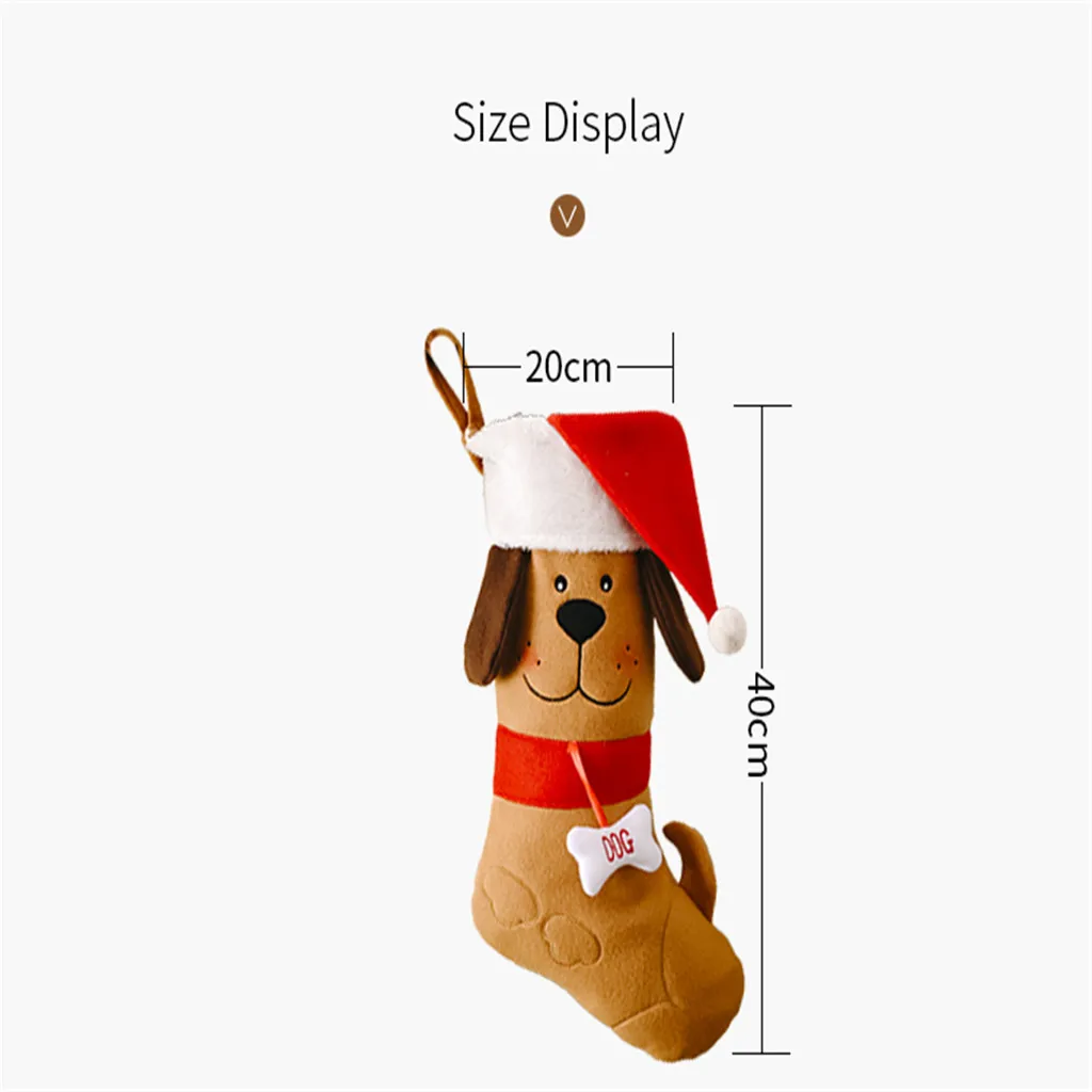 Рождественские Чулки 18 дюймов буйвола с большой клетчатой Гольфы изображением