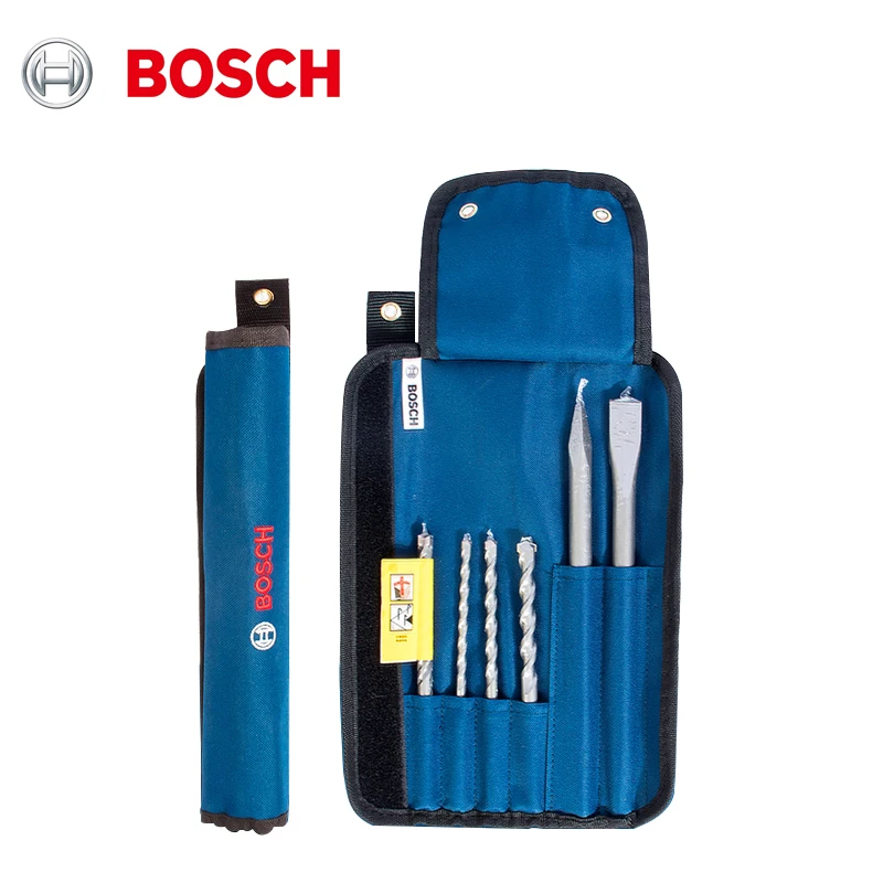 Boschสี่Pitก่ออิฐควรผสมBit Chiselชุด (6 ชิ้น) Velcroบรรจุภัณฑ์
