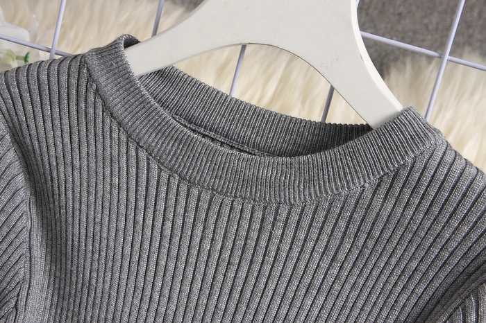 ALPHALMODA новое женское ажурное осеннее трикотажное платье с длинными рукавами, облегающее женское элегантное эластичное платье