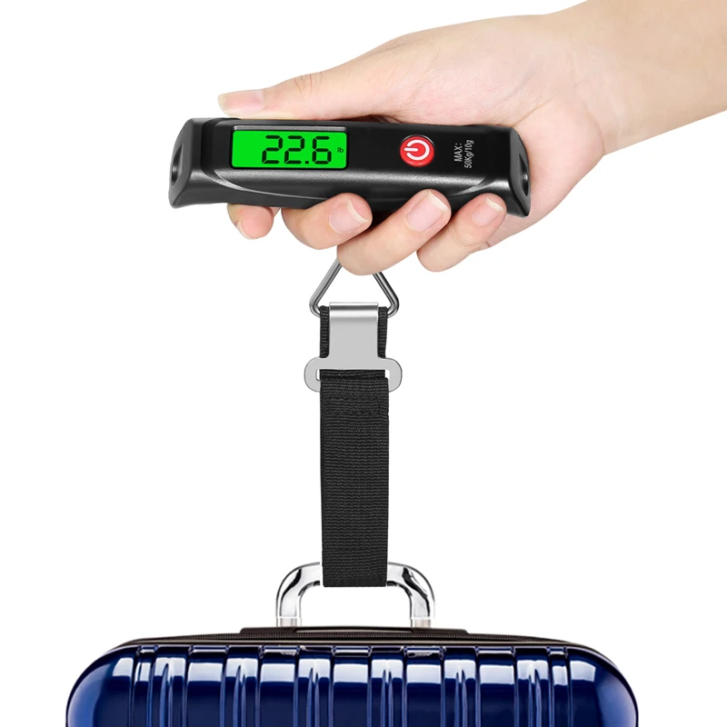 Цифровые подвесные багажные весы Steelyard Hook Scale lcd демонстрационный кейс для путешествий ручной баланс веса