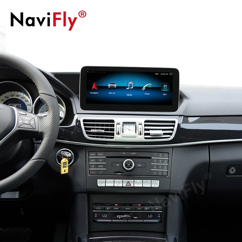Автомобильный мультимедийный плеер Navifly 1920*720 с антибликовым покрытием carplay Android 10