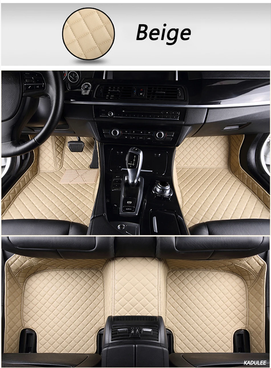 KADULEE пользовательские автомобильные коврики для Mitsubishi Все модели для Outlander, pajero ASX Pajero sport lancer galant Lancer-ex grandis foot