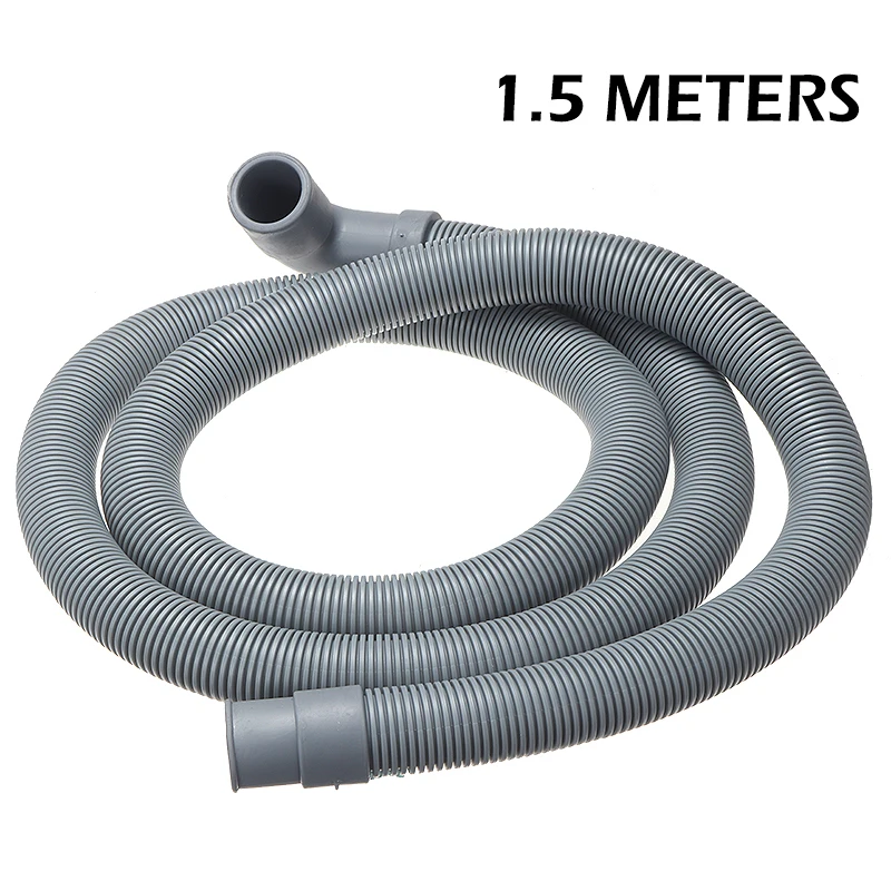 

1Pc 1m/1.5m/3/4m Washing Machine Dishwasher Drain Waste Hose Extension Water Pipe Set