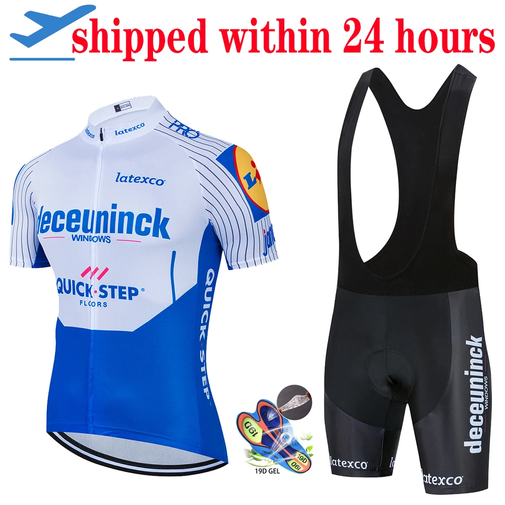 Профессиональная велосипедная команда Quick Step с коротким рукавом Maillot Ciclismo