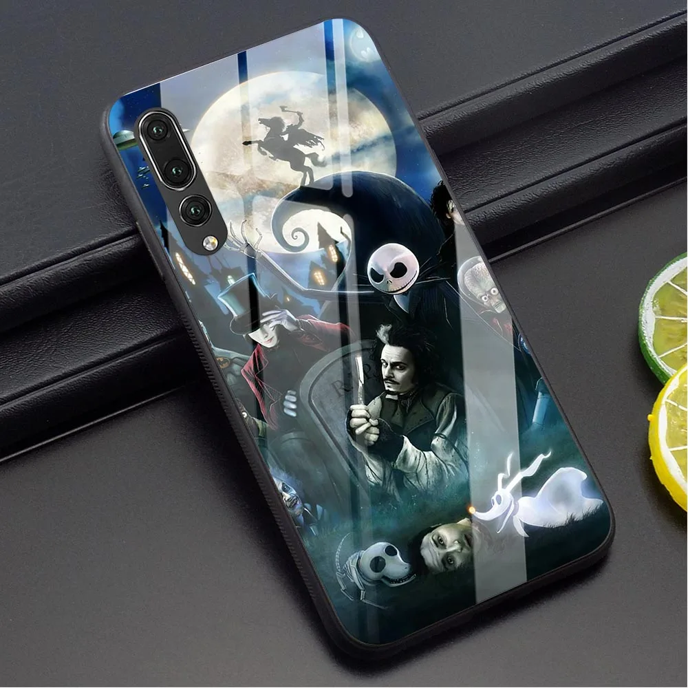 Кошмар до Рождества чехол для телефона huawei P Smart чехол Honor 9 10 Lite 7A P10 P20 P30 PRO P Smart mate 20 стекло - Цвет: K1100910