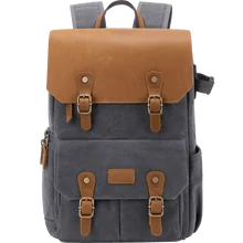 Batik photography retro waterproof rucksack USB port 15.6-inch laptop men camera bag carrying case Canon Nikon SLR bag casual ba