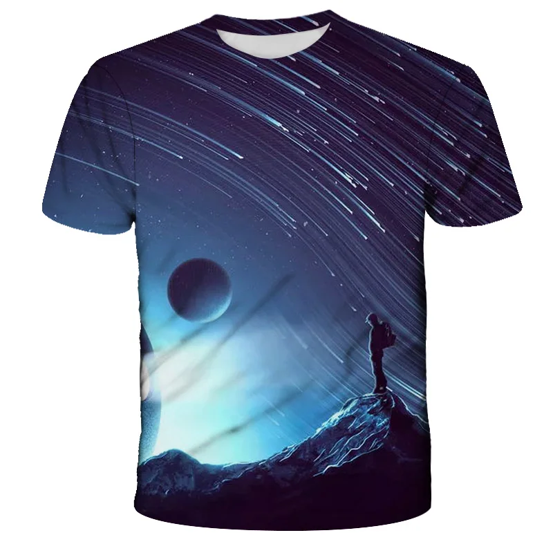 

Men's Women's 3D Printed Shirts 2021 Summer Short Sleeve O-Neck Shirt Retro Fashion Cool Shirt Summer Baby Comfortable