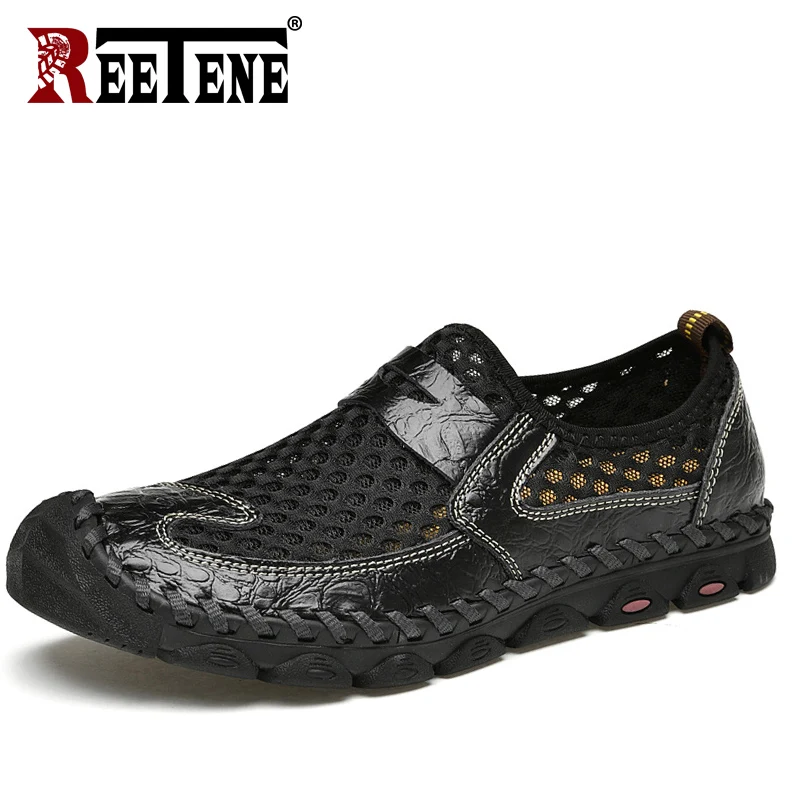 Удобные повседневные мужские кроссовки REETENE дышащая спортивная обувь мужская