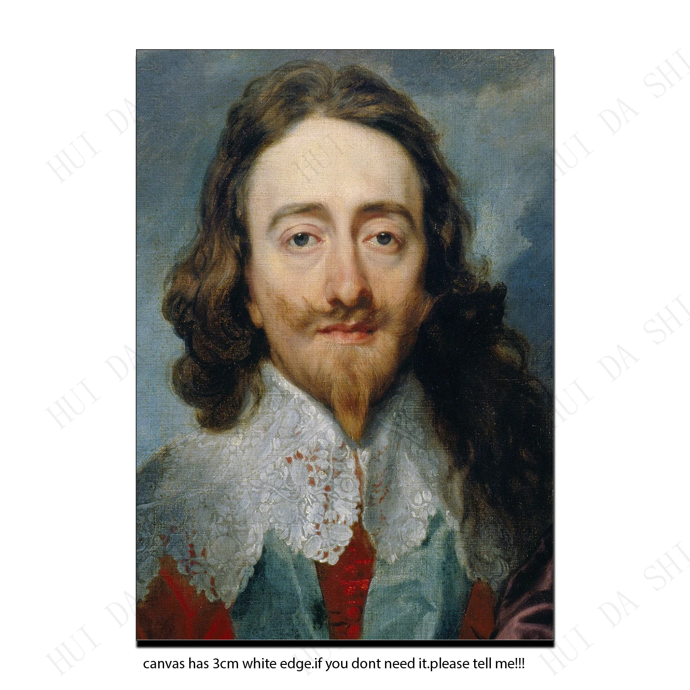 Энтони Ван Дик-Чарльз I в трех позициях 1635 передача картин музейного качества