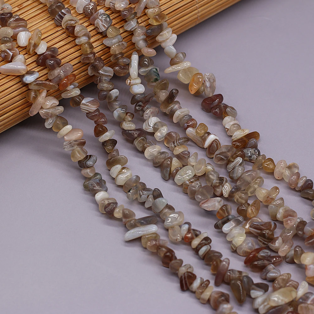 Бусины из натурального камня неправильной формы коричневый камень Персидского