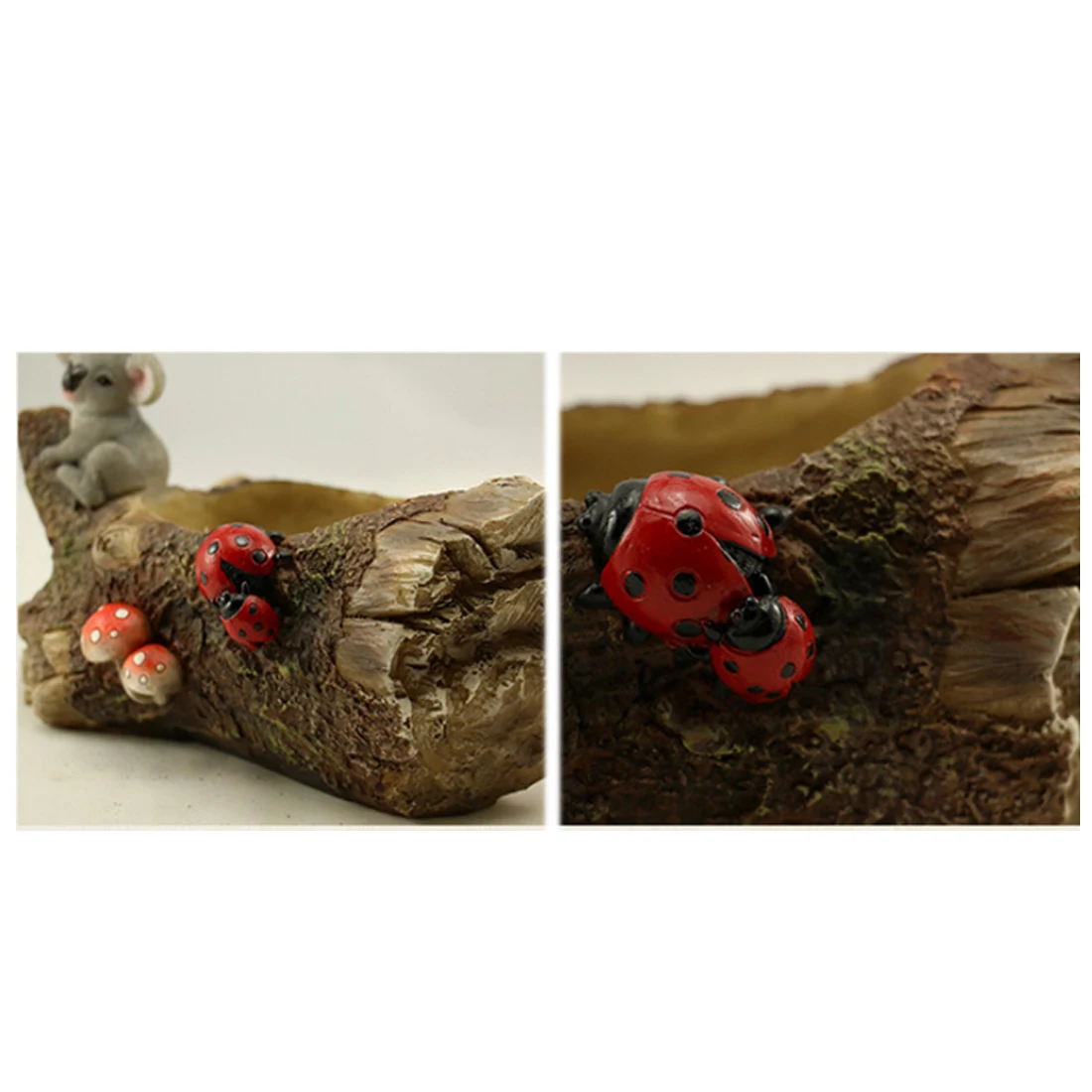 Креативный мультфильм растение суккулент цветочный горшок Смола дерево ствол