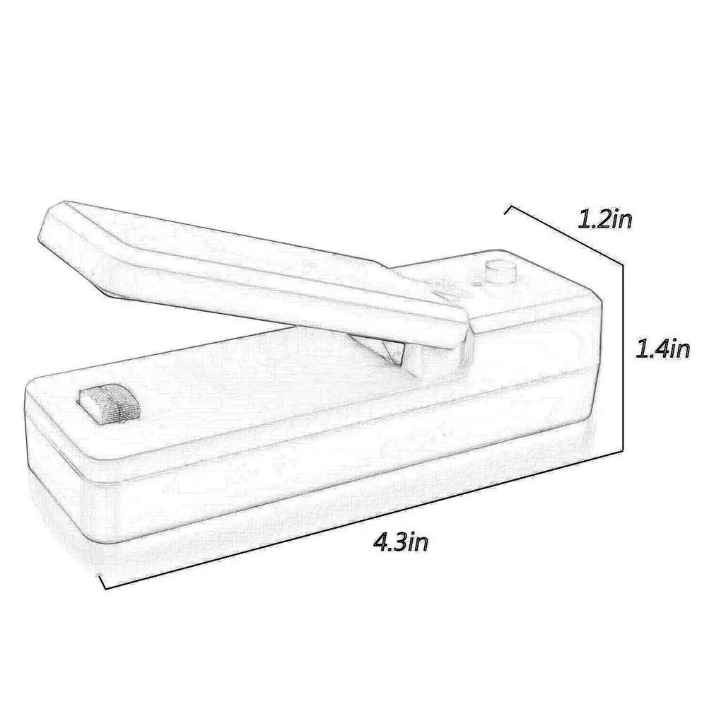 

Household Portable Snack Sealer Food Sealing Machine Plastic Chip Vacuum Sealer Mini Bag Sealer Fresh Bag