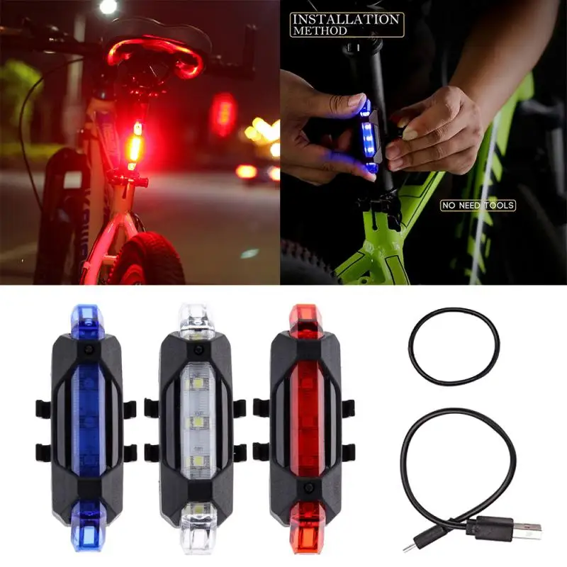 

Фонари для велосипеда, водонепроницаемый задний фонарь, зарядка через USB, задний фонарь для горного велосипеда, дорожного велосипеда, велосипедные аксессуары