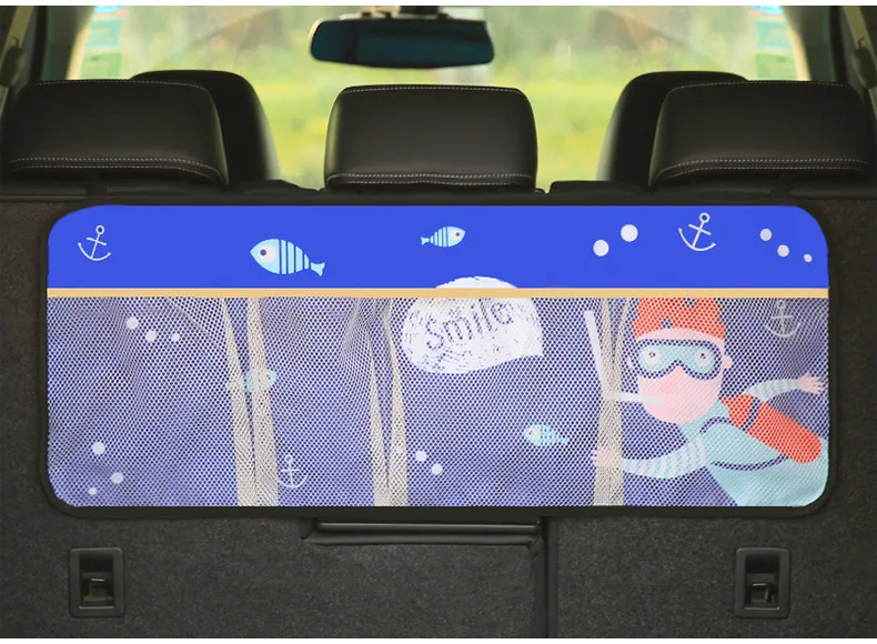 Органайзер для автомобильного сиденья Регулируемая сетка хранения