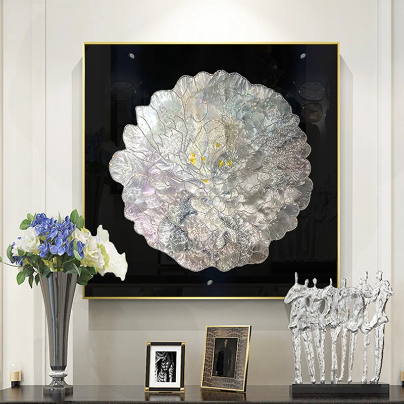 Ручная работа эмаль декоративная роспись входная Фреска для коридора ресторан